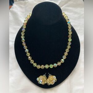 Aurora Borealis jewelry set